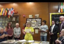 70 Year High School Anniversary Display Presented by the Historical Society