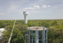 The Old Water Tower Demolition: Aerial Drone Views