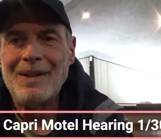 Capri Motel Hearing Update