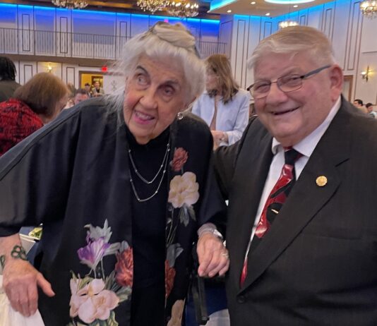 Rotary Honors Helen Duryea and Karl Riesterer Sr.