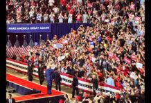 Trump Holds Campaign Rally At The Nassau Coliseum